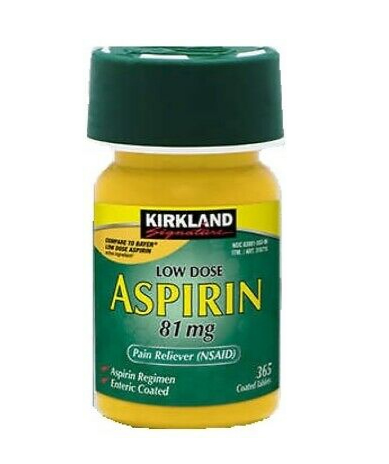 KIRKLAND Aspirin Signature Low Dose - аспирин:uz:KIRKLAND Aspirin Signature Past dozasi - aspirin