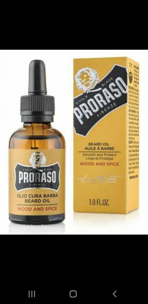 PRORASO Масло для бороды Wood and Spice 30 Made in Italy
