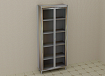 Шкаф лабораторный 800*450*2000 мм:uz:Laboratoriya shkafi 800*450*2000 mm
