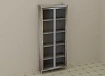 Шкаф лабораторный 800*450*2000 мм:uz:Laboratoriya shkafi 800*450*2000 mm