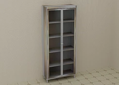 Шкаф лабораторный 800*450*2000 мм:uz:Laboratoriya shkafi 800*450*2000 mm