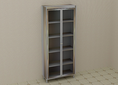 Шкаф лабораторный 800*450*2000 мм:uz:Laboratoriya shkafi 800*450*2000 mm