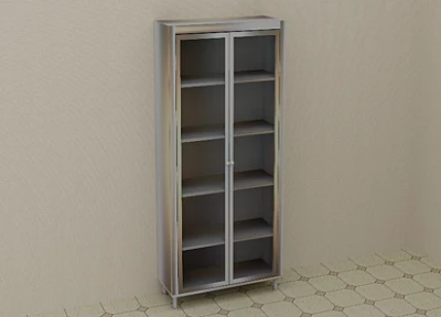 Шкаф лабораторный 800*450*2000 мм:uz:Laboratoriya shkafi 800*450*2000 mm