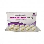 LEVOFLOKSASIN kapsulalar  500mg N10