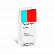 ГЛЮРЕНОРМ таблетки 30мг N60