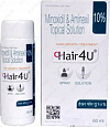 Средство для роста волос и бороды - Hair 4U Minoxidil&Aminexil Topical Solution 10%