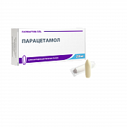 PARASETAMOL suppozitorii 250mg N6