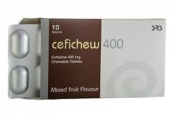 ЦЕФИЧУ 400 таблетки с фруктовым вкусом 400мг N10