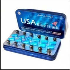 Возбуждающий препарат для потенции USA Blue Shark:uz:USA Blue Shark potentsiali uchun qo'zg'atuvchi dori