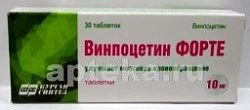 VINPOSETIN FORTE 0,01 tabletkalari N30