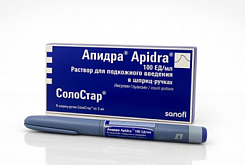 Апидра Солостар 100 ED/ml:uz:Apidra Solostar 100 ED/ml