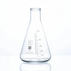 Коническая колба (колба Эрленмейра ) широкое горлышко 500 мл