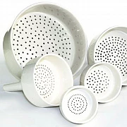 Воронка Бюхнера, фарфор, диаметр 80  мм