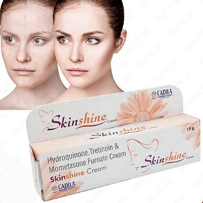 Крем для ухода за кожей лица Skinshine:uz:Skinshine Krem akne, ajinlar va dog'lar kurashish uchun