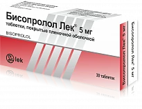 BISOPROLOL tabletkalari 5mg N30