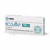 KOZAAR 0,1 tabletkalari N28