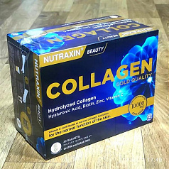 Пищевая добавка Nutraxin Collagen Gold Quality 30 пакетиков:uz:Nutraxin Collagen Gold sifatli parhez qo'shimchasi 30 ta paket