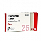 TALLITON tabletkalari 6,25mg N28