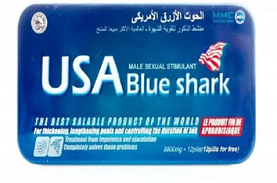 Мужской препарат USA Blue Shark - Голубая акула (12 таблеток) Мужской препарат USA Blue Shark - Голубая акула (12 таблеток):uz:Blue Shark USA erektil kasalliklarni tuzatish uchun dori