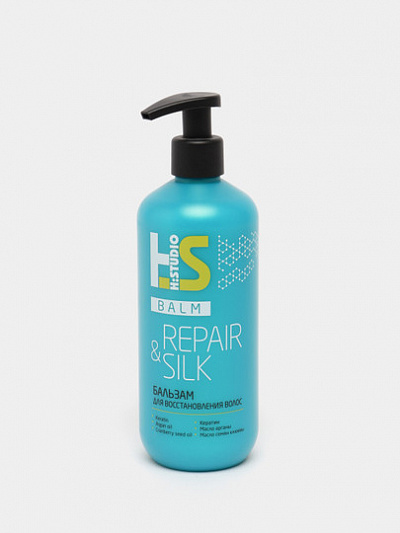 Бальзам для восстановление волос Romax H:Studio Repair&Silk, 380 г