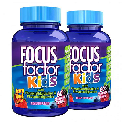 Витамины для детей Focus factor Kids (150 шт.):uz:Bolalar uchun vitaminlar Fokus faktor Kids (150 dona)