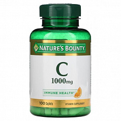 Nature's Bounty, витамин C, 1000 мг, 100 капсул:uz:Tabiatning ne'mati, S vitamini, 1000 mg, 100 kapsula