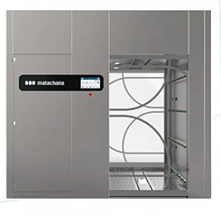 Моечная и термодезинфекционная кабина на 36 корзин формата DIN MAT LD 2000:uz:36 DIN MAT LD 2000 savat uchun yuvish va termodezinfeksiya kabinasi