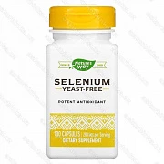 Ceлeн Natures Waу, L-ceлeнoмeтиoнин, 200 мкг, 100 кaпcул