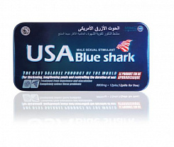 Мужской препарат USA Blue Shark - Голубая акула (12 таблеток):uz:Blue Shark USA erektil kasalliklarni tuzatish uchun dori