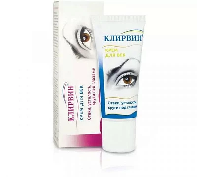 Клирвин крем для век, от отеков усталости и темных кругов, 20 г Клирвин крем для век, от отеков усталости и темных кругов, 20 г:uz:Clearvin ko'z kremi, charchoqqa qarshi shish va qora doiralar, 20 g
