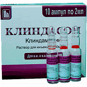 КЛИНДАСОН раствор для инъекций 4мл 150мг/мл N5