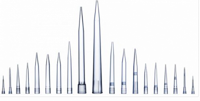 Наконечники Optifit 0,1-10 мкл, 31,5 мм, 1000 шт, в коробке россыпью