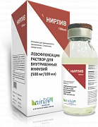 NIRLIV inyeksiya uchun eritma 100ml 500mg/100ml
