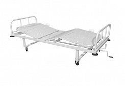 Медицинская общебольничная кровать КМ-04 890*2055*900 мм:uz:Tibbiy shifoxona yotoq KM-04 890*2055*900 mm