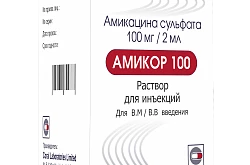 АМИКОР раствор 2мл 100мг/2мл N1
