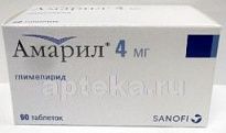 AMARIL tabletkalari 4mg N90