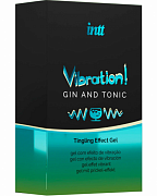 Гель-смазка INTT Vibration! Gin Tonic – чувственная стимуляция и приятное тепло