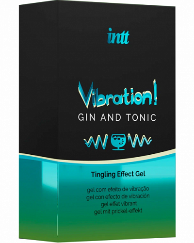 Гель-смазка INTT Vibration! Gin Tonic – чувственная стимуляция и приятное тепло:uz:Vibratsiyaga qarshi jel moylash vositasi! Jin tonik-hissiy stimulyatsiya va yoqimli issiqlik