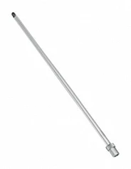 Наконечник для вакуумной аспирации прямой, 236 мм:uz:To'g'ri vakuumli aspiratsiya uchi, 236 mm