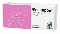 ФЕНКАРОЛ таблетки 10мг N20