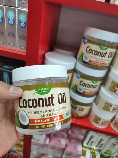 Кокосовое масло Coconut Oil холодного отжима:uz:Hindiston yong'og'i yog'i sovuq presslangan