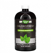 Натурес Вэй, Chlorofresh, жидкий хлорофилл, с ароматом мяты, 132 мг, 473,2 мл (16 жидк. унций)