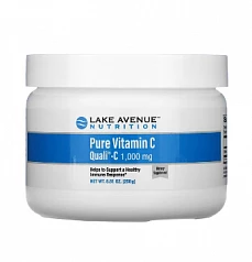 Витамин С в порошке Lake Avenue Nutrition, Quali-C, 1000 мг, 250 г (8,81 унции):uz:Lake Avenue Nutrition Vitamin C kukuni, Quali-C, 1000 mg, 8,81 oz (250 g)