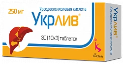 UKRLIV tabletkalari 250mg N30