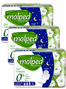 Sof va yumshoq tungi gigienik salfetkalar 6 dona molped
