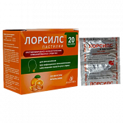 ЛОРСИЛС пастилки со вкусом апельсина N20