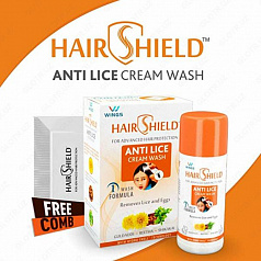 Шампунь против вшей Hair Shield:uz:Bitlarga qarshi shampun Soch qalqoni