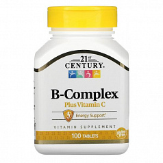 Комплекс витаминов группы B с витамином C, 100 таблеток:uz:Vitamin C bilan vitamin B kompleksi, 100 tabletka
