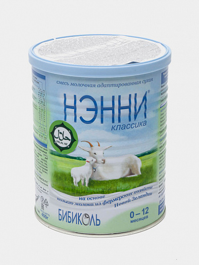 Сухая молочная смесь НЭННИ Классика на основе козьего молока адаптированная 0-12м 400 гр