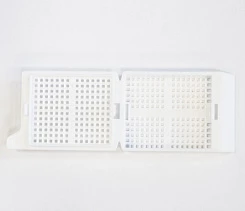 Кассеты биопсийные, Белые, 250 шт/уп:uz:Biopsiya kassetalari 250 dona